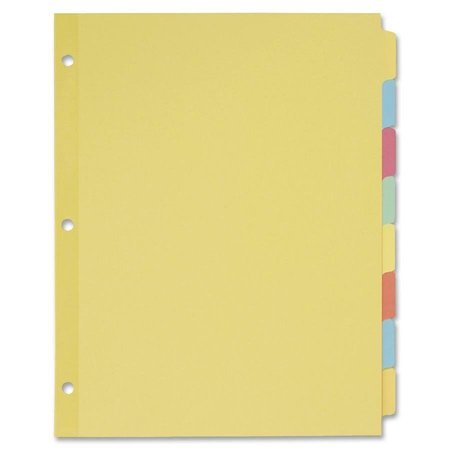 AVERY Dividers, Write-On, 8Tab, Mlti 24PK AVE11509